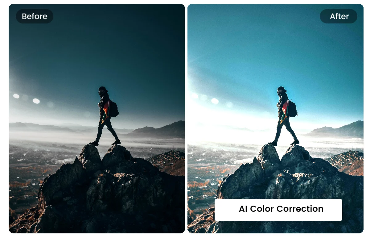AI Photo Color Correction