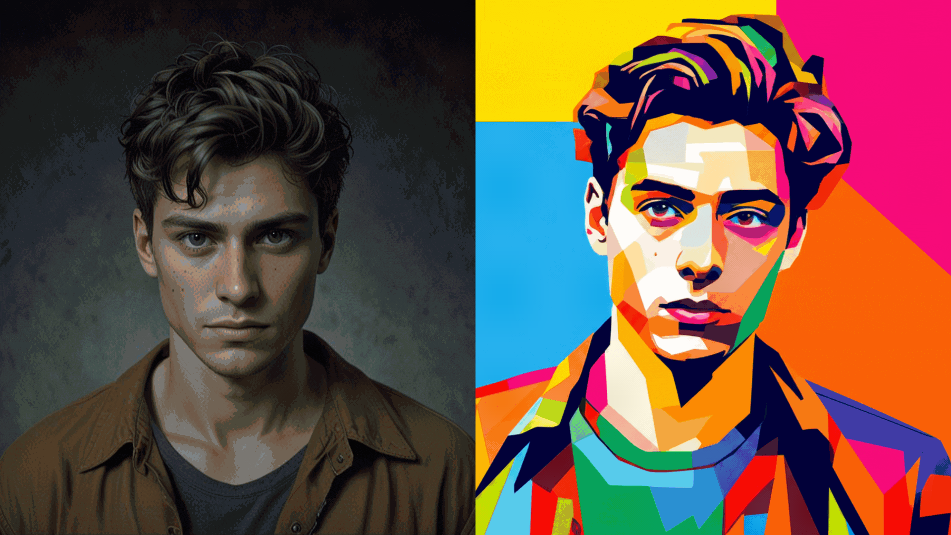 AI Pop Art Generator Carousel